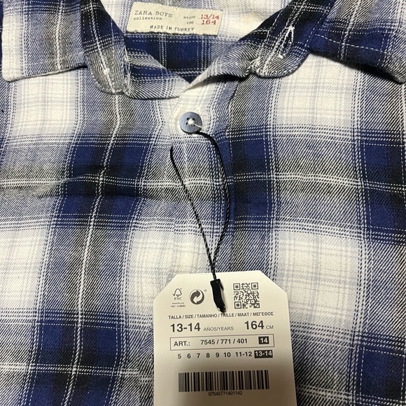 Zara boys button down. Never worn. - Picture 4 of 4